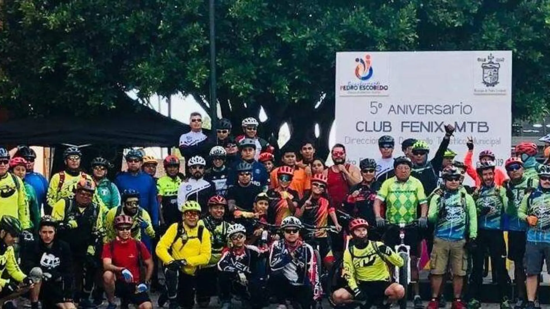 Ruta de ciclismo de montaña organizada por Club Fénix MTB, de la comunidad de San Clemente.  Foto Cortesía.